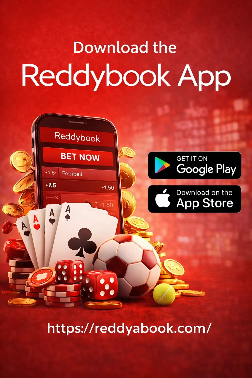 ReddyBook platform displayed on mobile devices