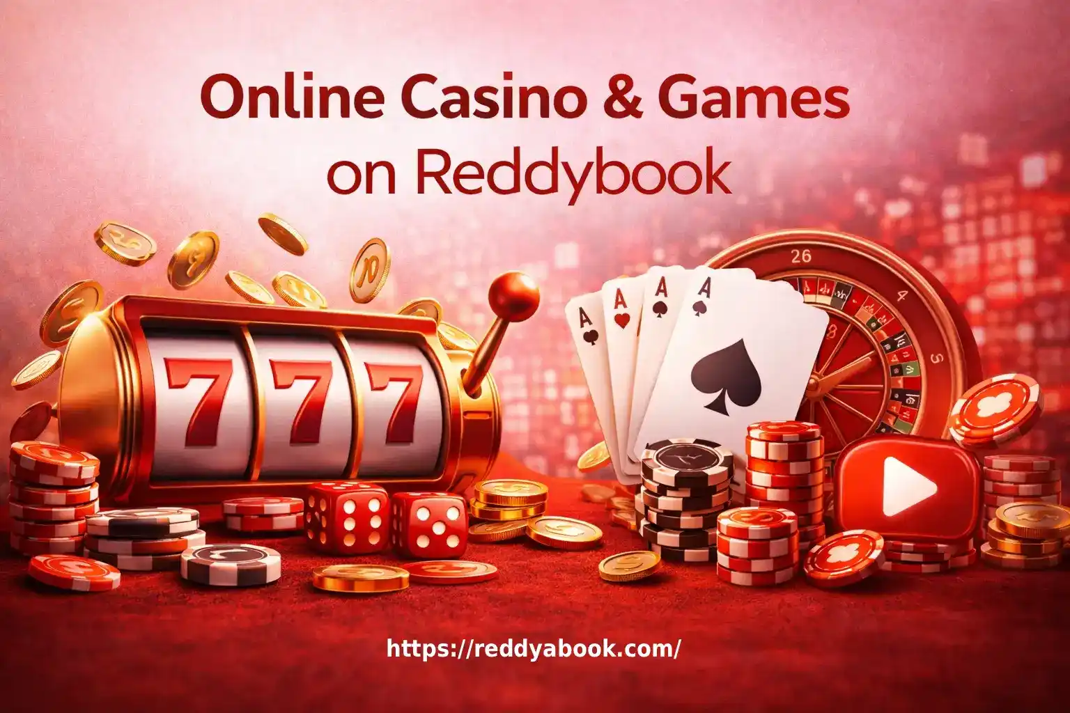 Casino game options available on ReddyBook platform