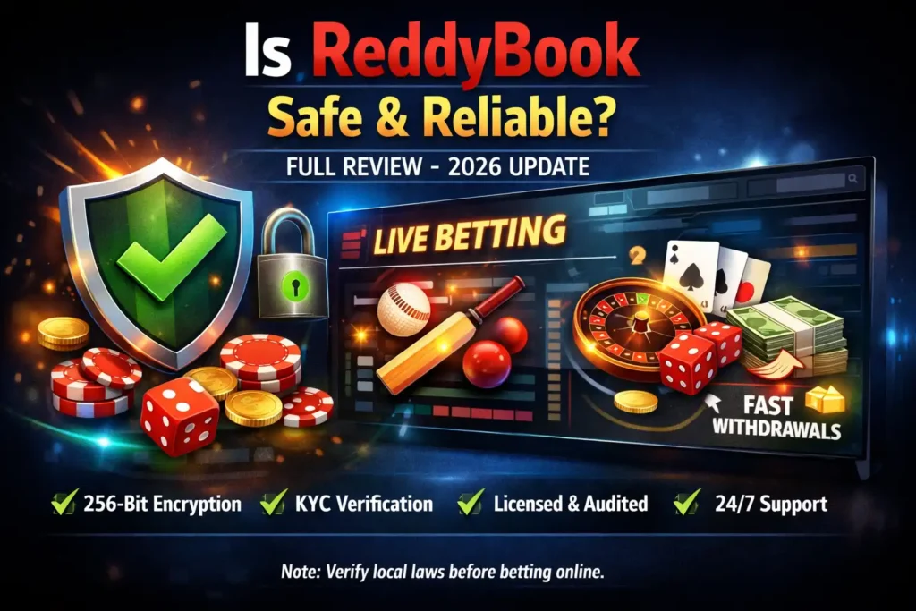 Is ReddyBook safe and reliable? Full review of ReddyBook online betting platform in 2026