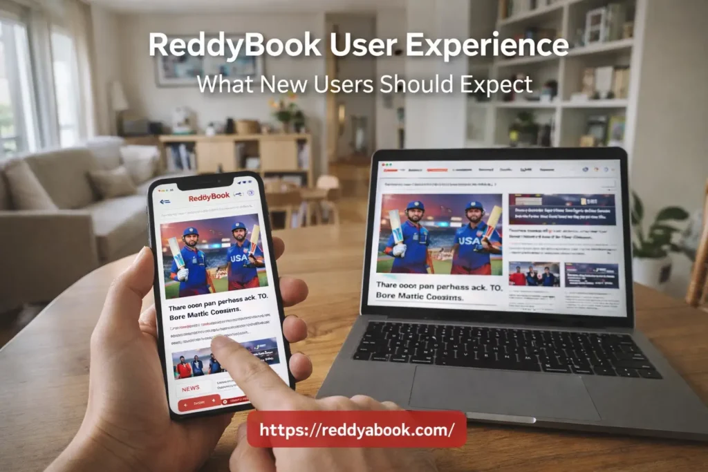 ReddyBook user experience in 2026 showing clean interface and mobile-friendly design across devices